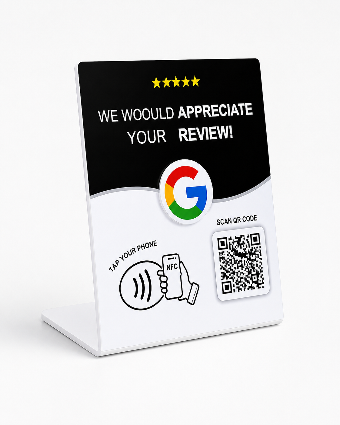 Tabliczka NFC Google – Appreciate Black