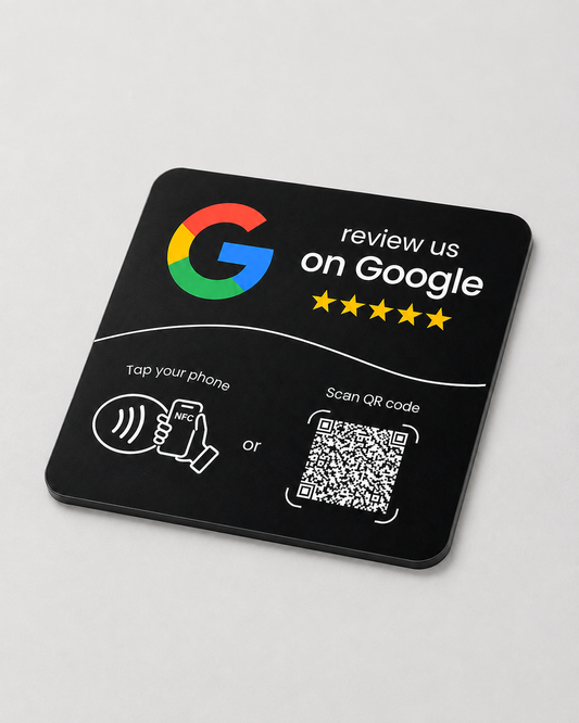 Tabliczka NFC Google – Premium Black