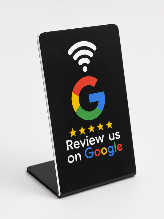 Tabliczka NFC Google – Minimal Black